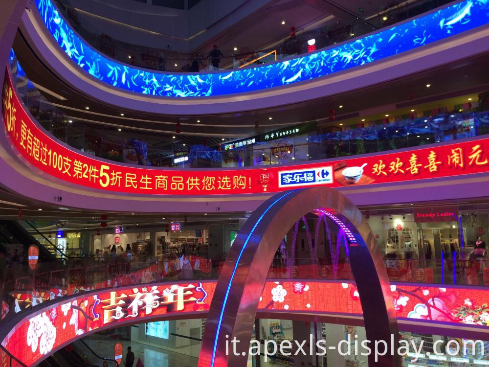 Display a LED per banner per centro commerciale 2 Banner Led Display For Shopping Mall 2